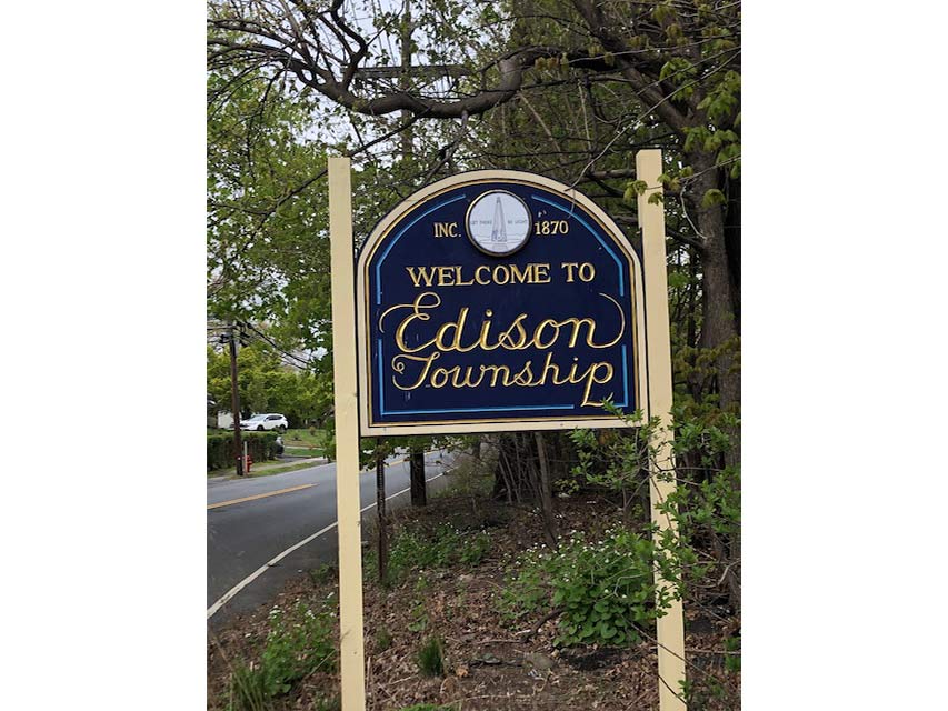 Edison Township sign image